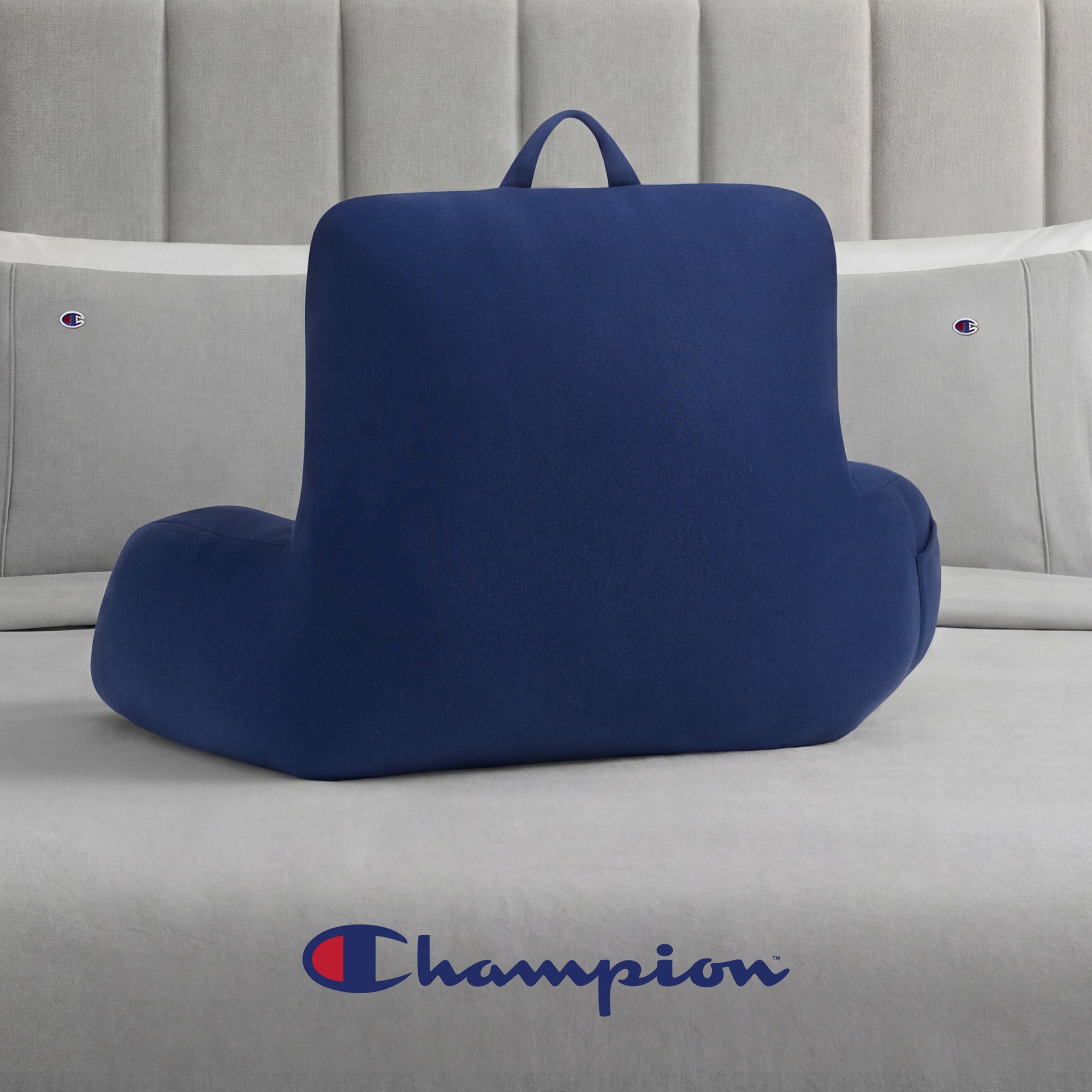 Champion Jersey Coussin de lecture Navy Blue 34 pouces