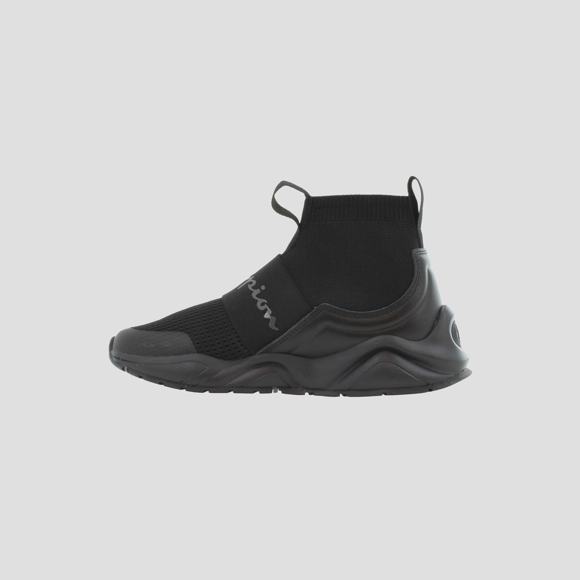 Champion Rally Pro baskets enfant noir stealth montantes