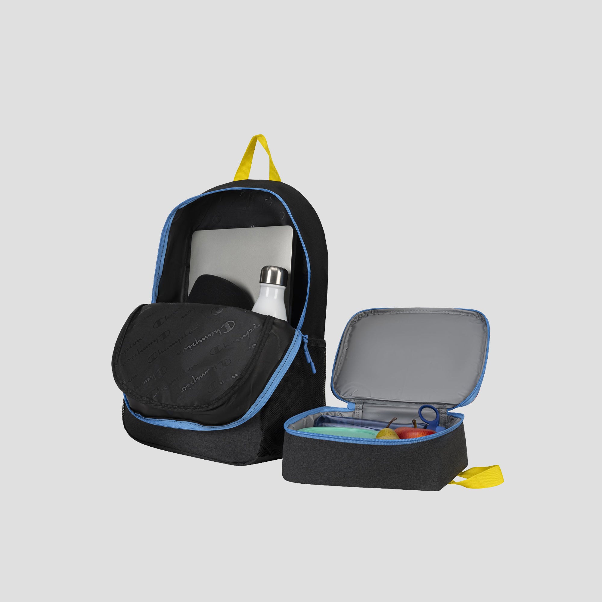 Champion Mode Ensemble Sac à Dos Lunch Box Gris Foncé