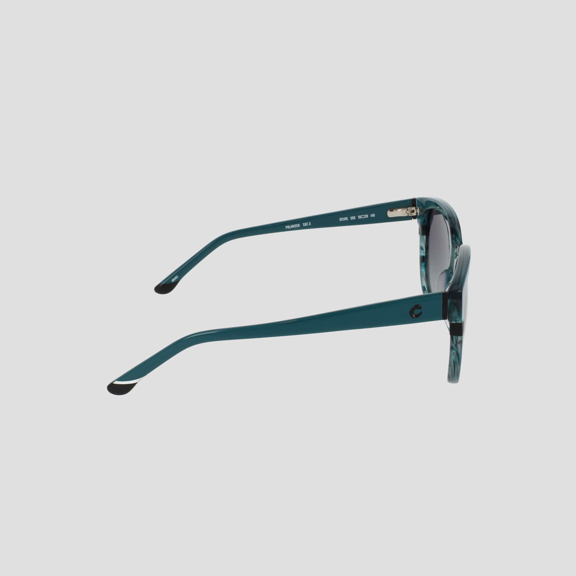 Champion Curvaceous Square lunettes soleil Teal Horn polarisé