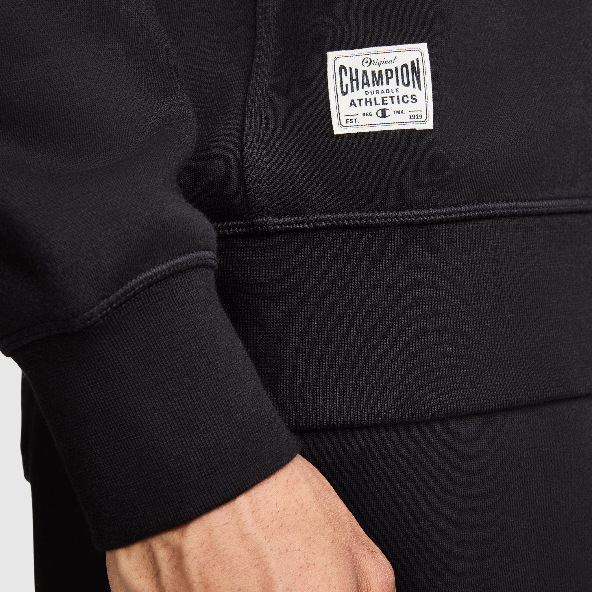Champion Fleece Rugby sweat Black