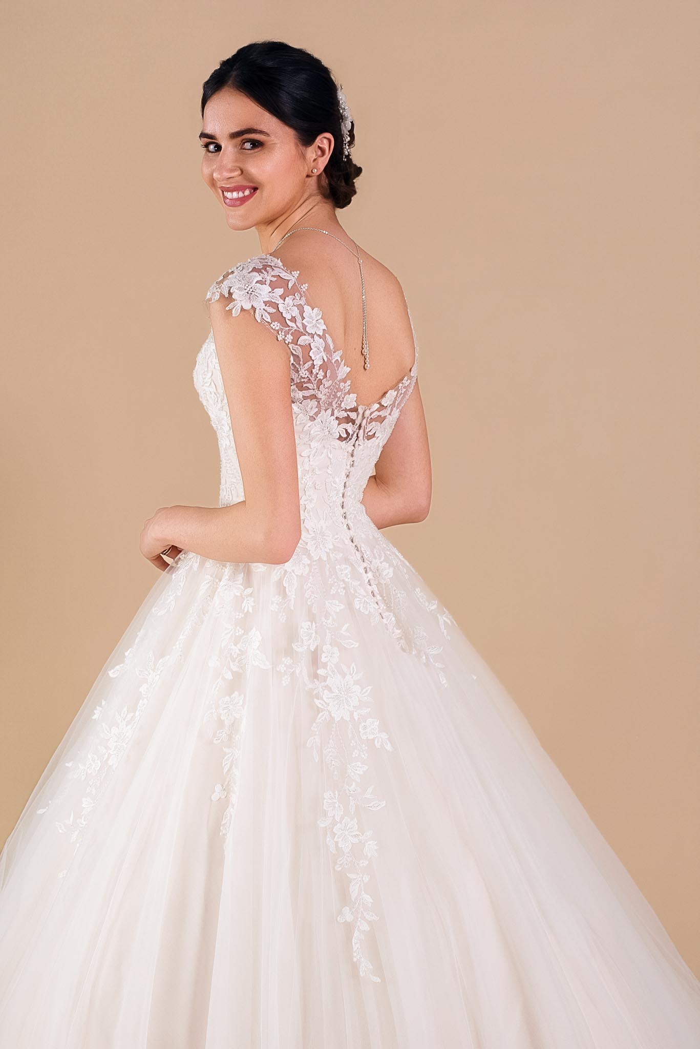 Le Jour de Notre Oui Intemporel robe de mariée blanche