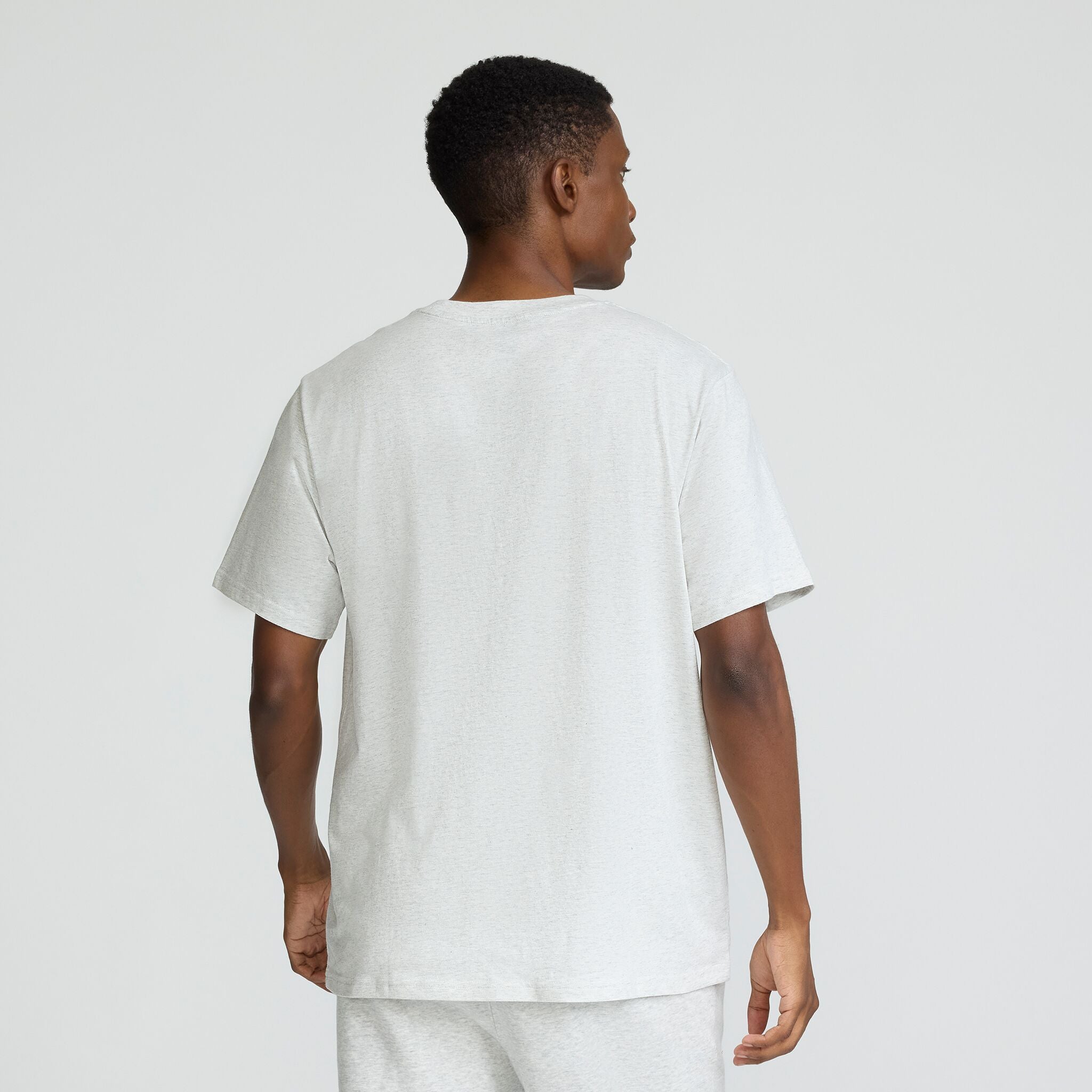 Champion Classic T-Shirt C Logo t-shirt gris Platinum Silver coton