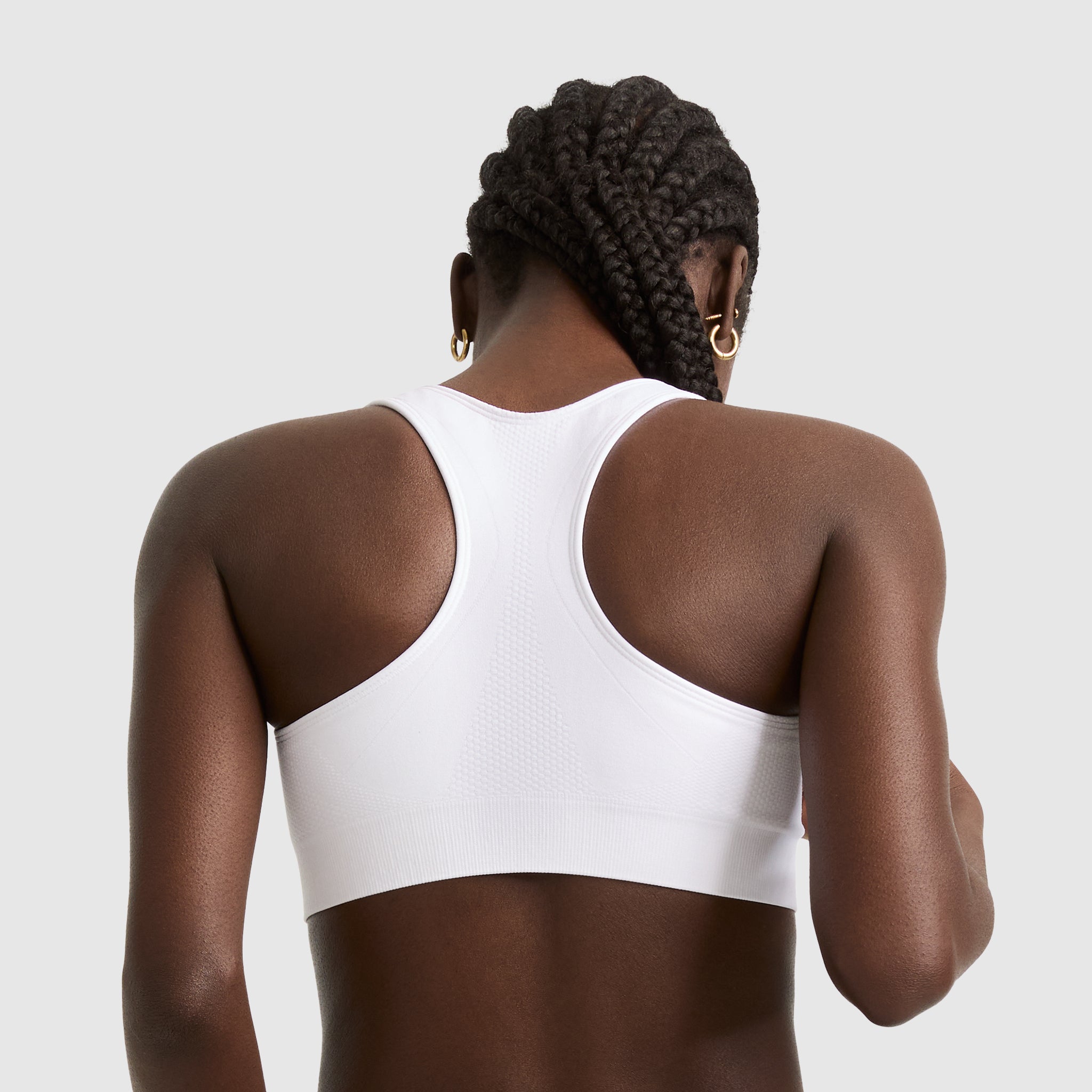 Champion Seamless Racerback Brassière de sport White maintien modéré