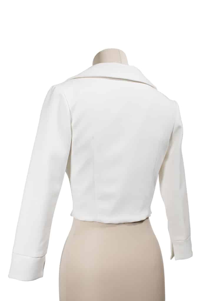 Le Jour de Notre Oui PERFECTO veste mariée blanche