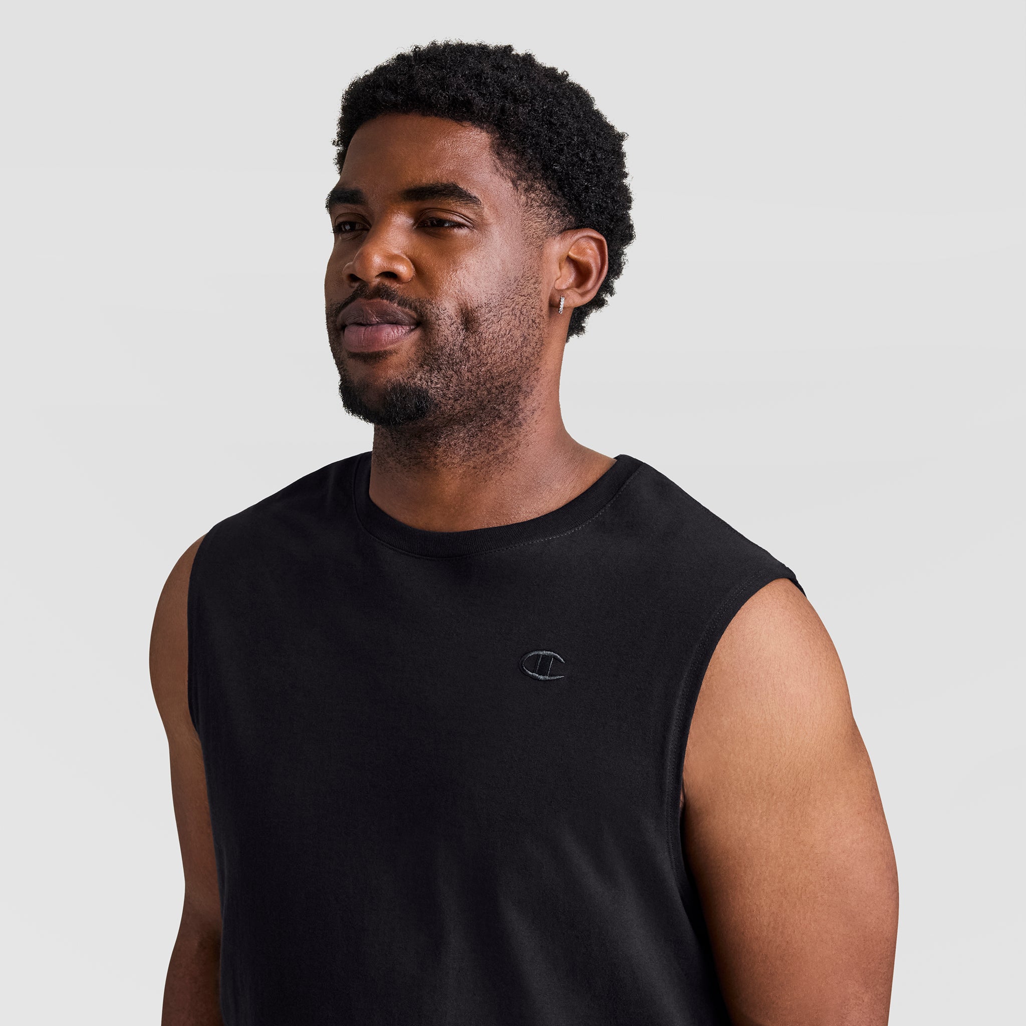 Champion Muscle Tank débardeur Black coton Big Tall