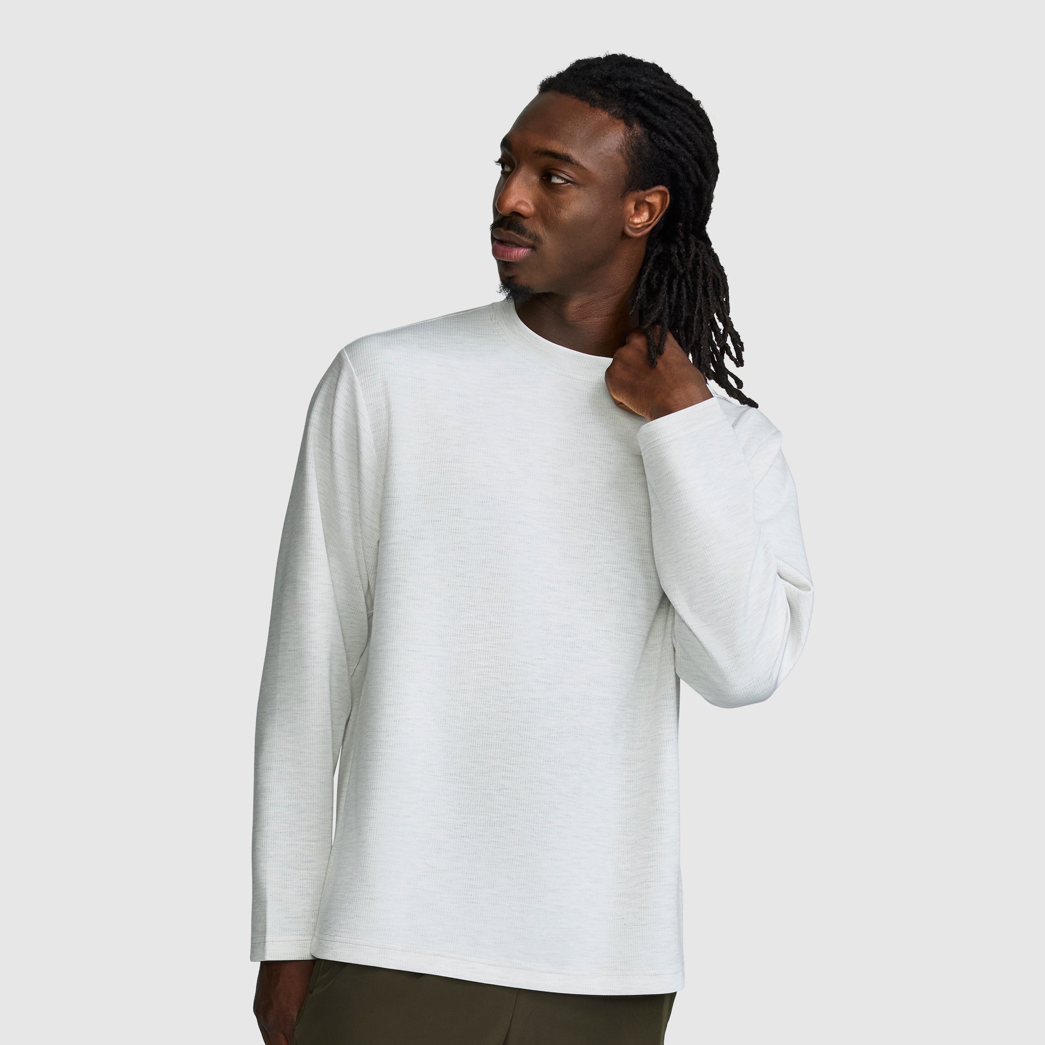 Champion Sport Sweat Homme Gris Platinum Silver Heather