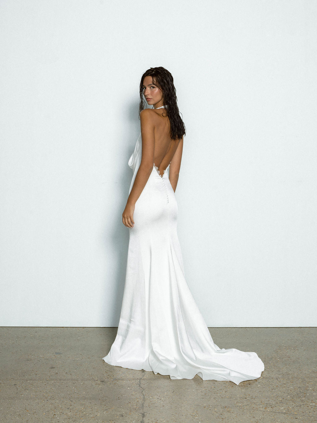 Rime Arodaky Bridal Meteore robe de mariée satin sirène