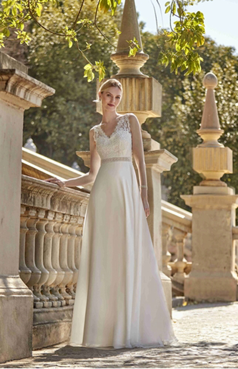 Le Jour de Notre Oui ÉLODIE robe de mariée blanche longue