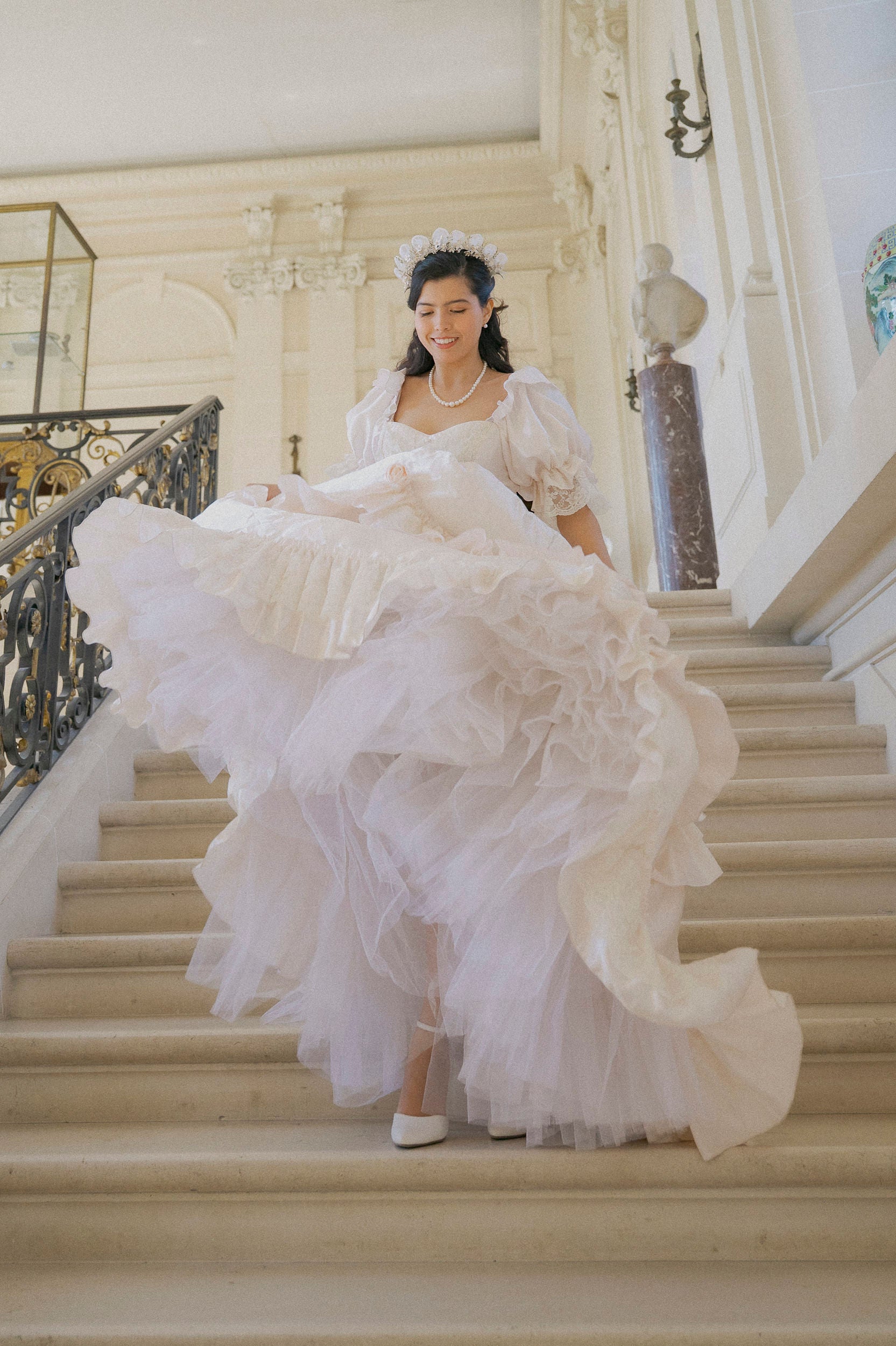 Solène Gisèle La mariée Robe Diana robe mariée ivoire 38
