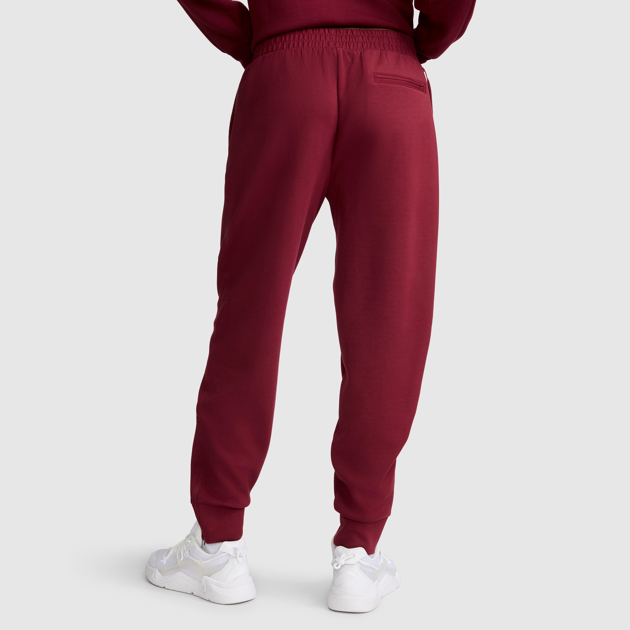 Champion Jogger femme fuselé rouge Cabernet zips