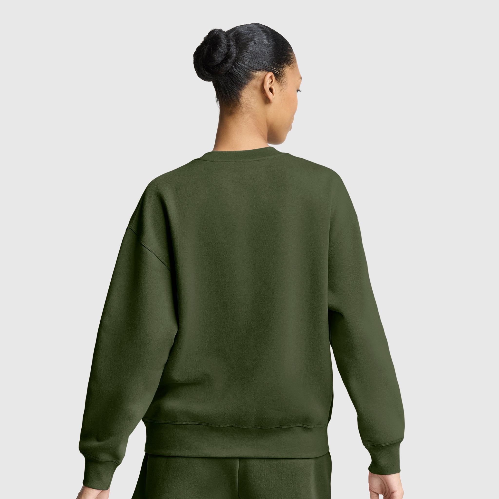 Champion Powerblend Crewneck Sweatshirt sweat femme Chive