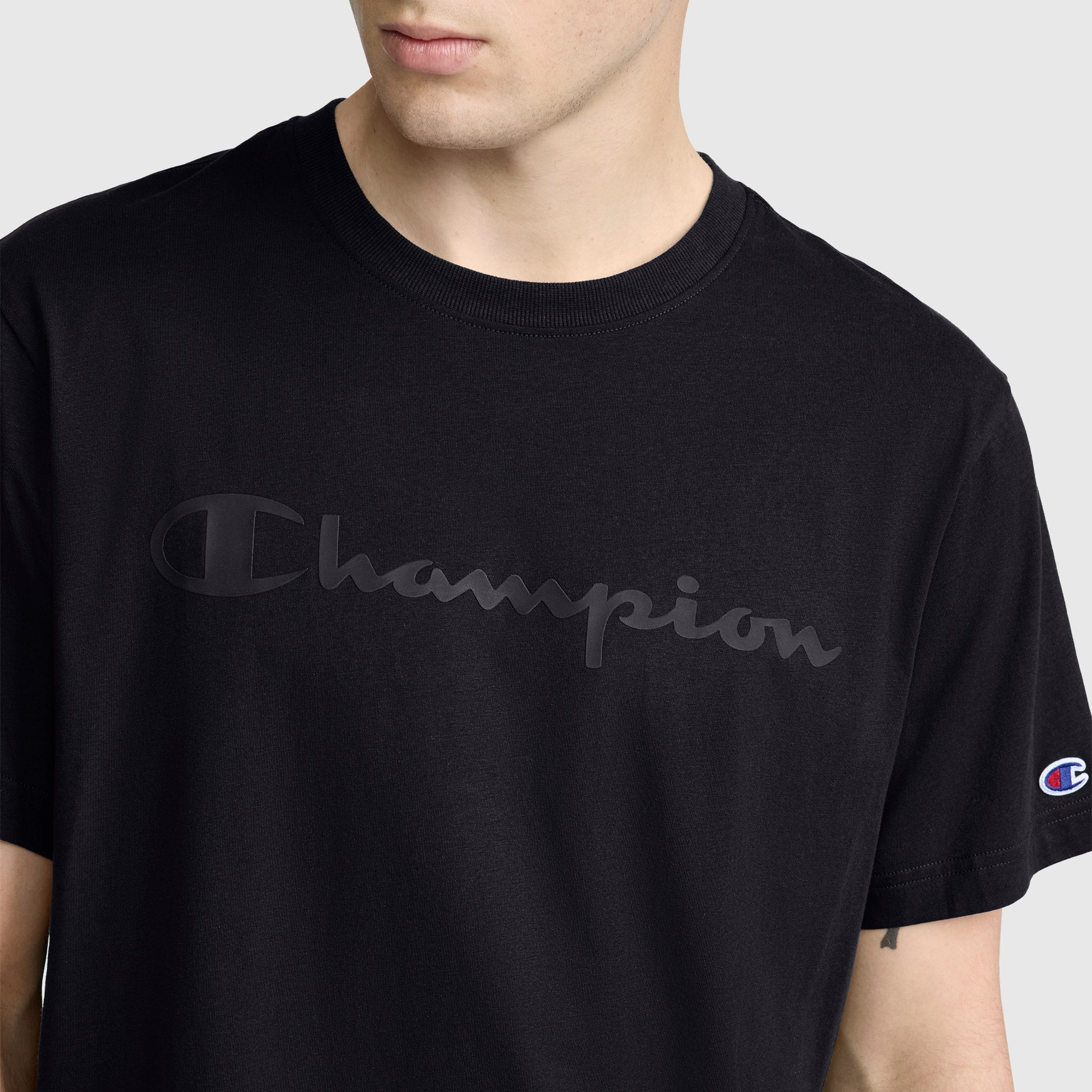 Champion Classic Graphic T-shirt homme noir 100% coton