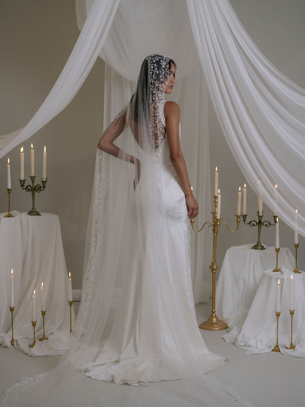 Rime Arodaky Lana Veil voile mariée 3m tulle brodé