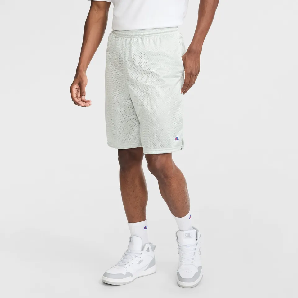 Champion 9" Classic Mesh Shorts C Logo short mesh gris 9 pouces