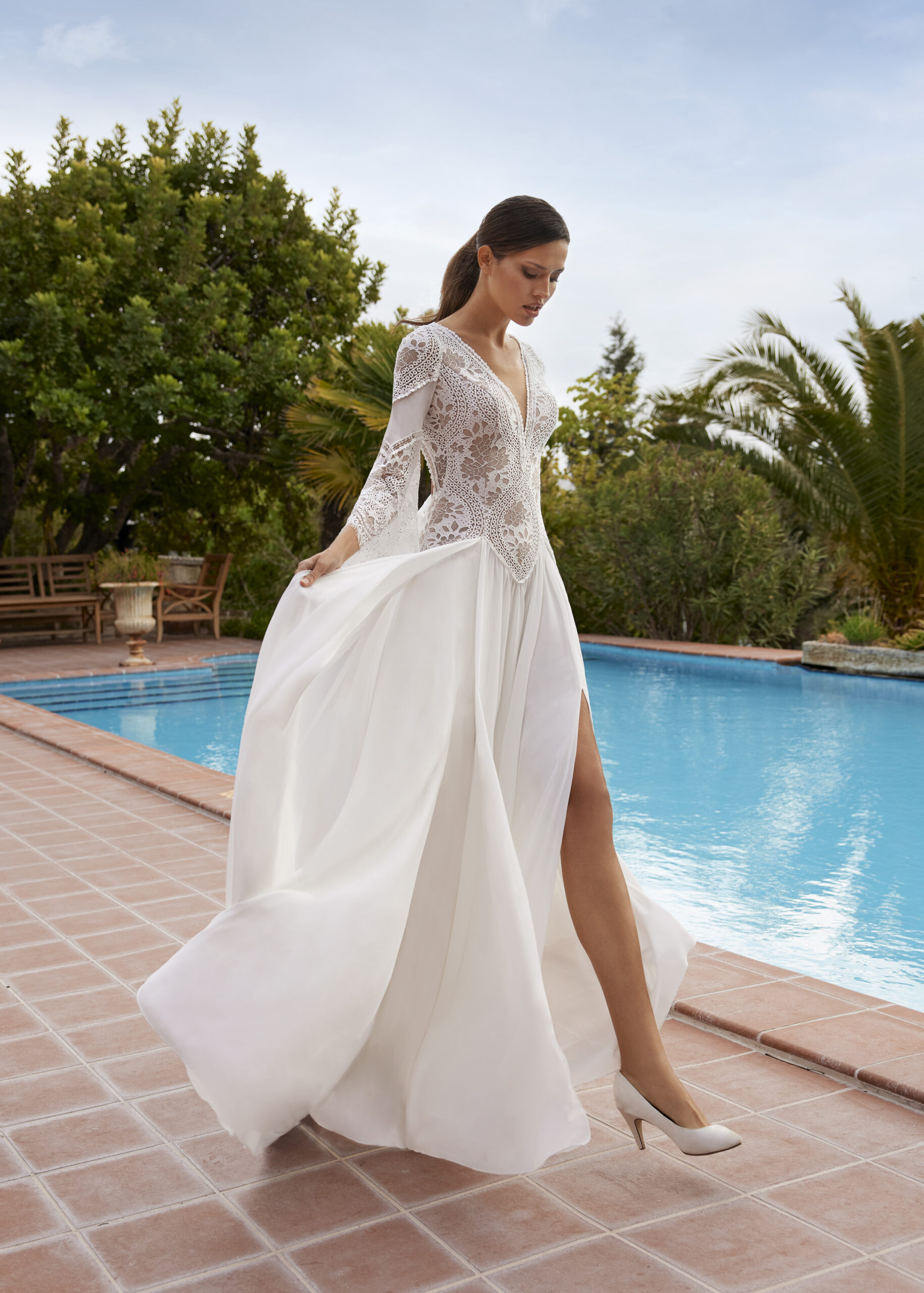 Hervé Paris My Freedom Agay robe de mariée fluide