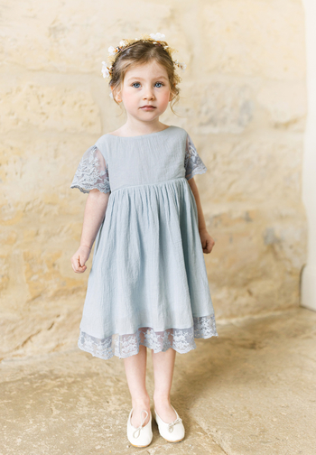 Le Jour de Notre Oui Manon robe enfant bleu ciel cérémonie