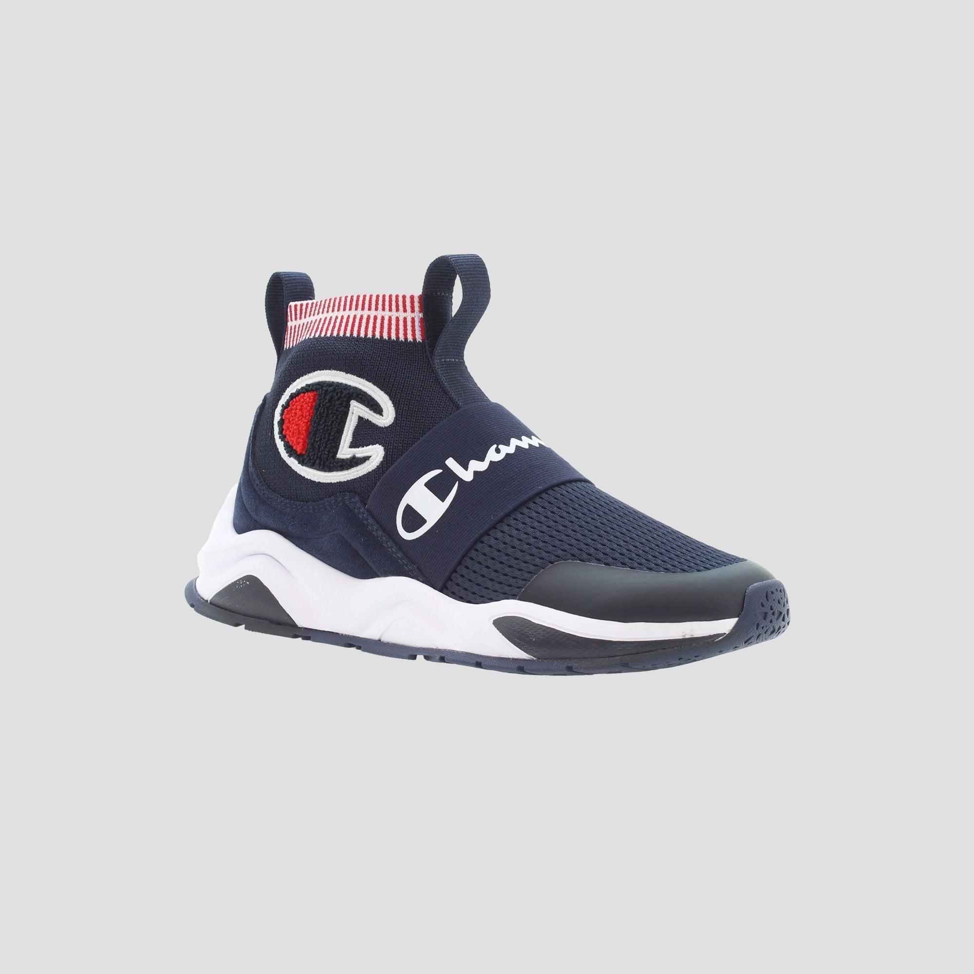 Champion Rally Pro baskets enfant bleu marine montantes
