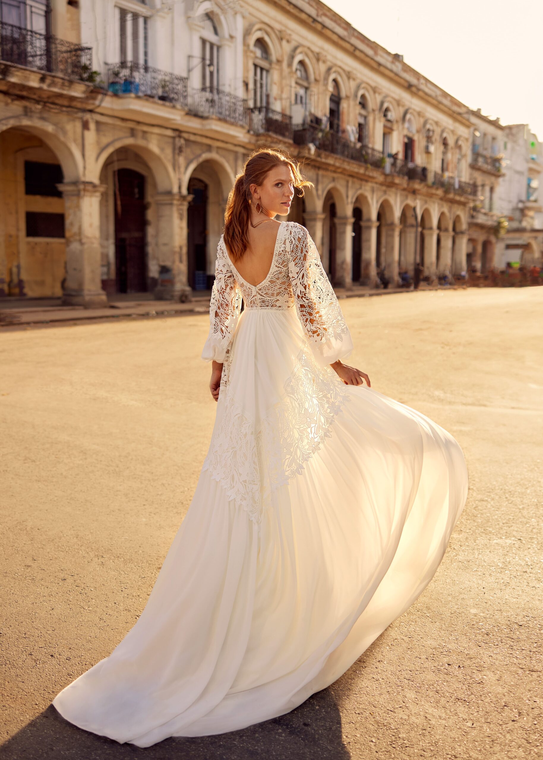 Hervé Paris Libre Langley robe de mariée fluide