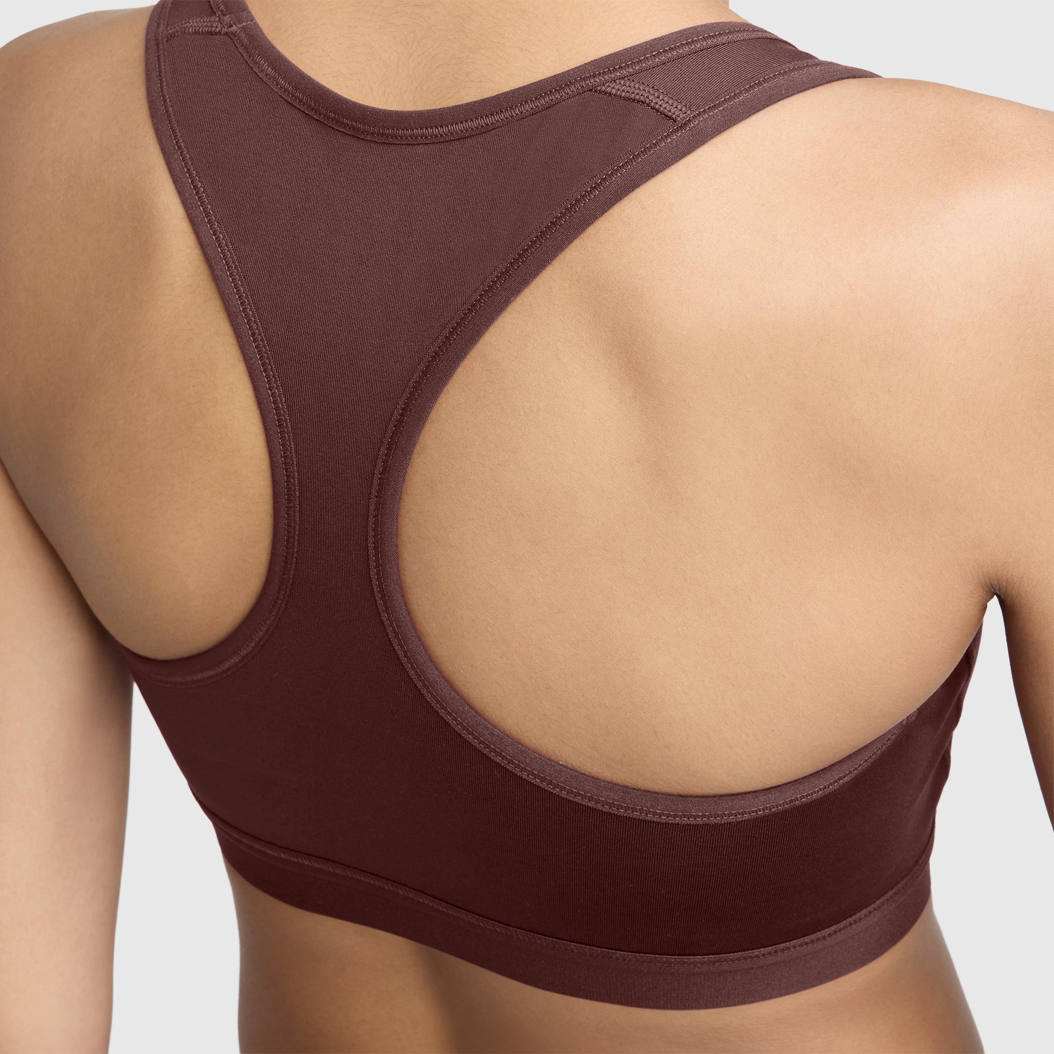 Champion Compression C Logo brassière Bitter Chocolate marron