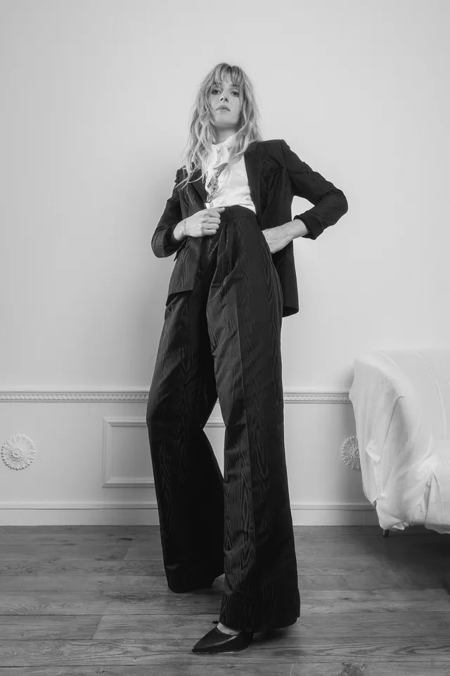 Maison Floret Accessoires Smith pantalon taffetas noir