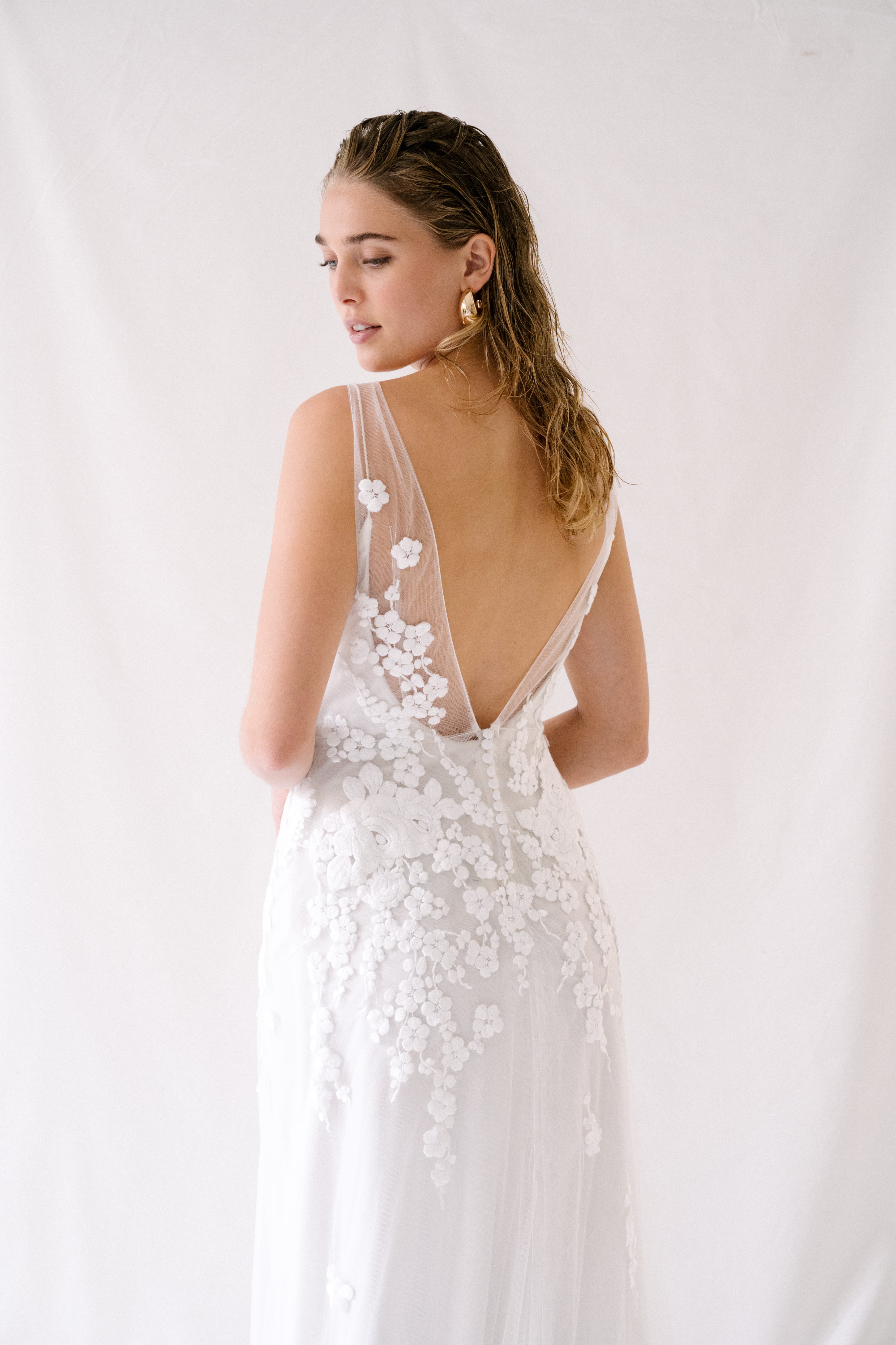 Maison Floret Sur-mesure Aksel robe tulle broderie italienne