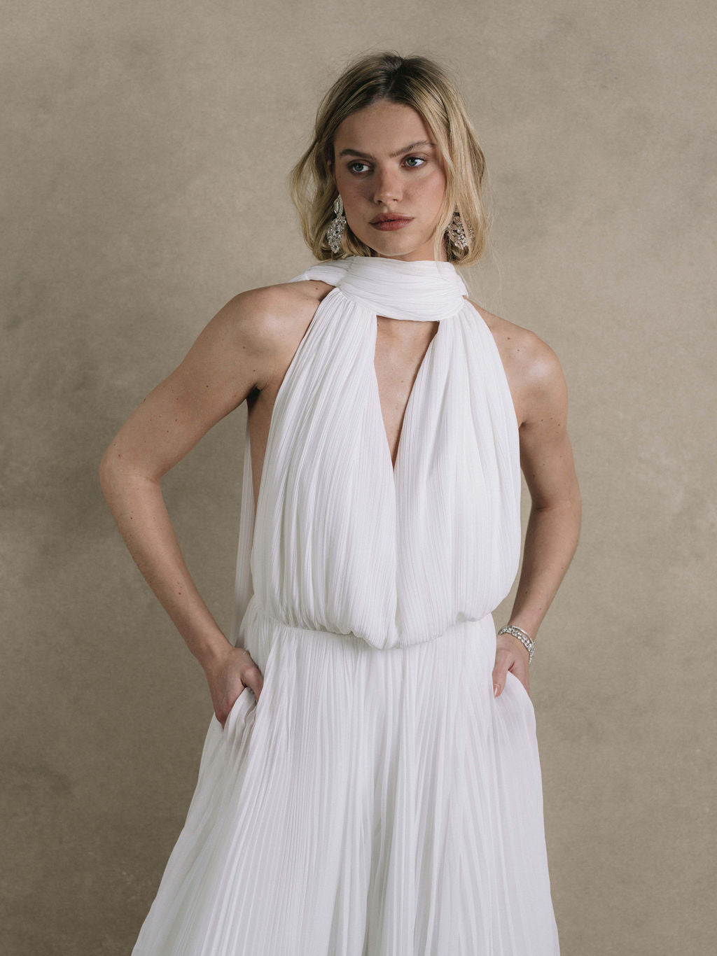Rime Arodaky Bridal Darling combinaison plissée taille 34