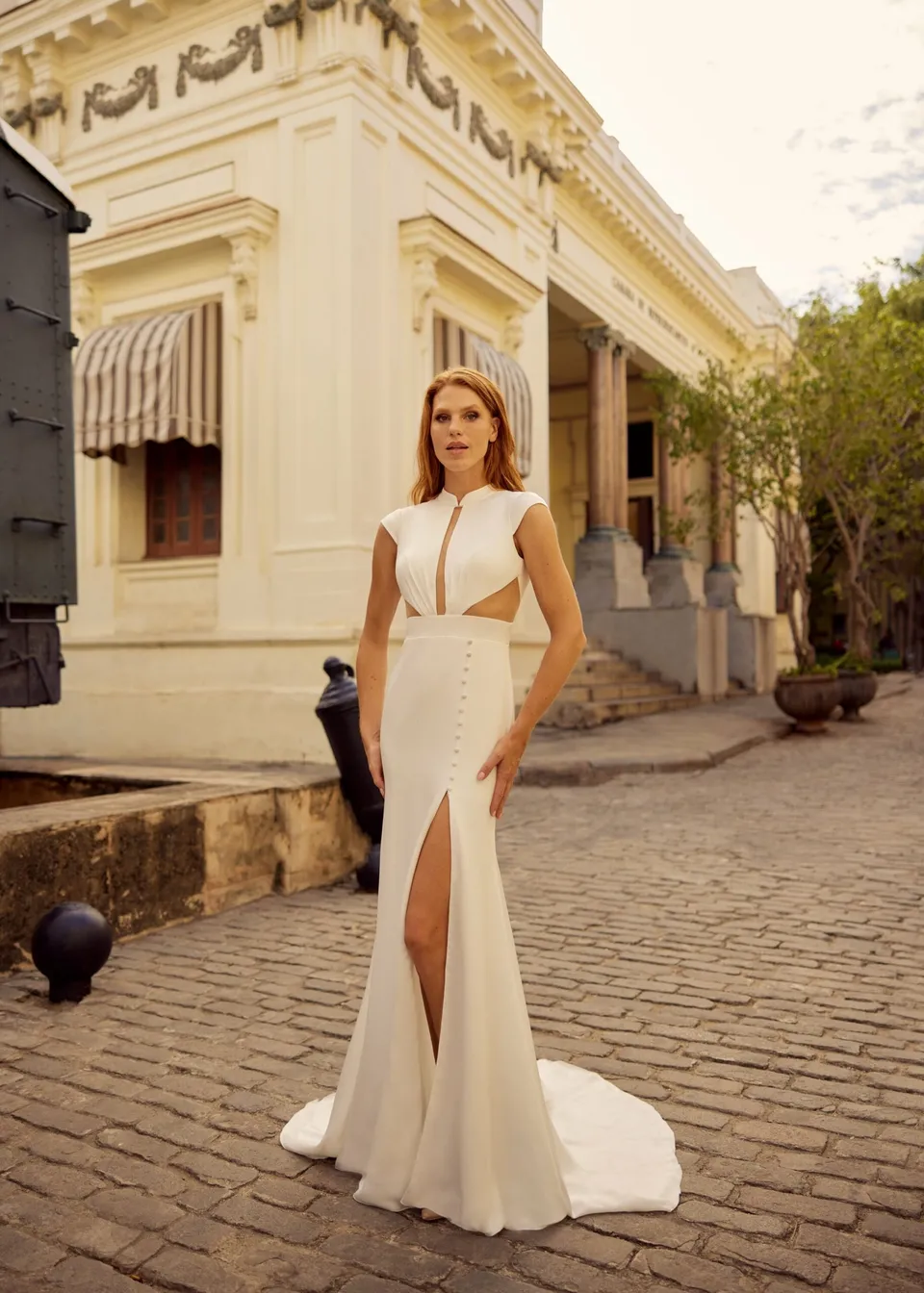 Hervé Paris Libre Collection Layton-C robe de mariée longue