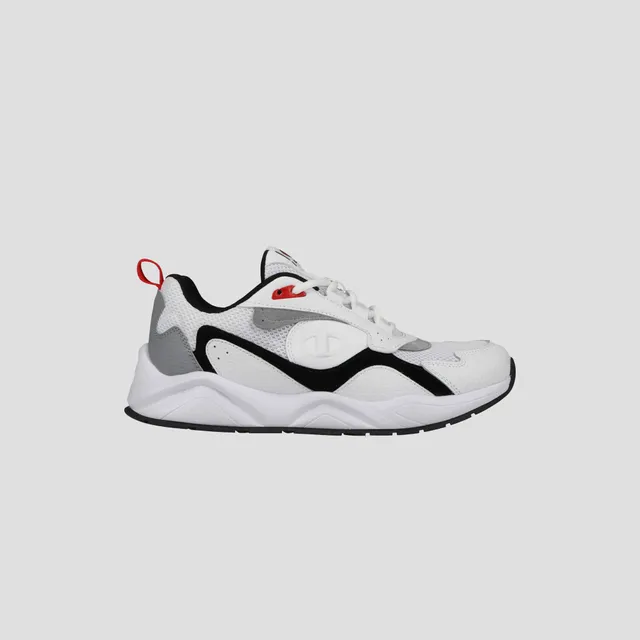 Champion 9318 Vale sneakers homme blanc/gris/noir cuir