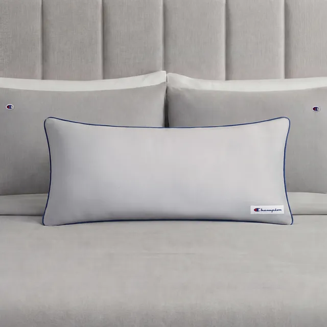 Champion Room Decor Faux Wool Body Pillow traversin gris 16x36