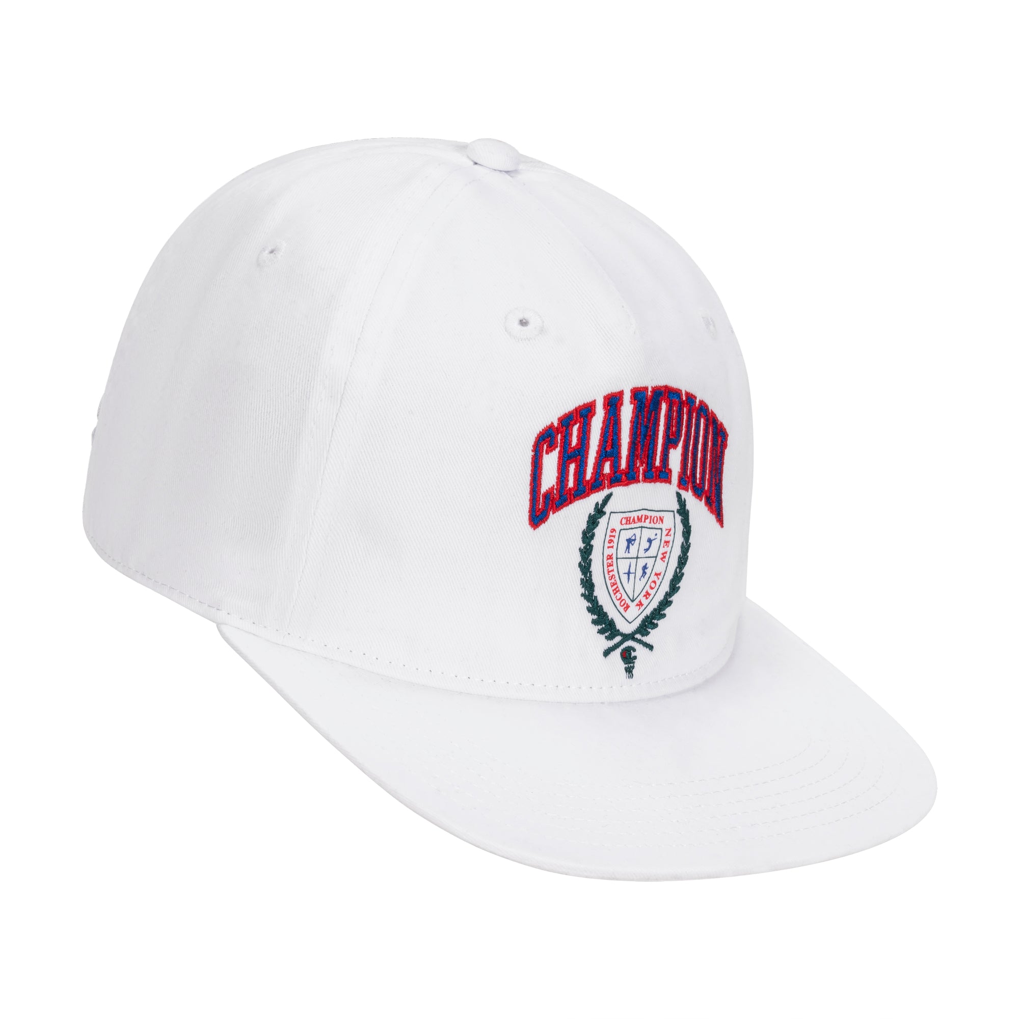 Champion Laurel Shield Flat Brim casquette blanche taille unique