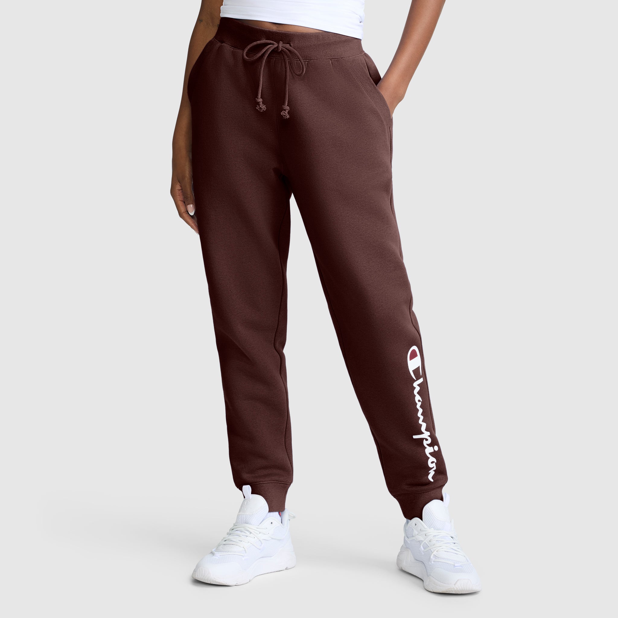 Champion Powerblend Jogger Bitter Chocolate molleton