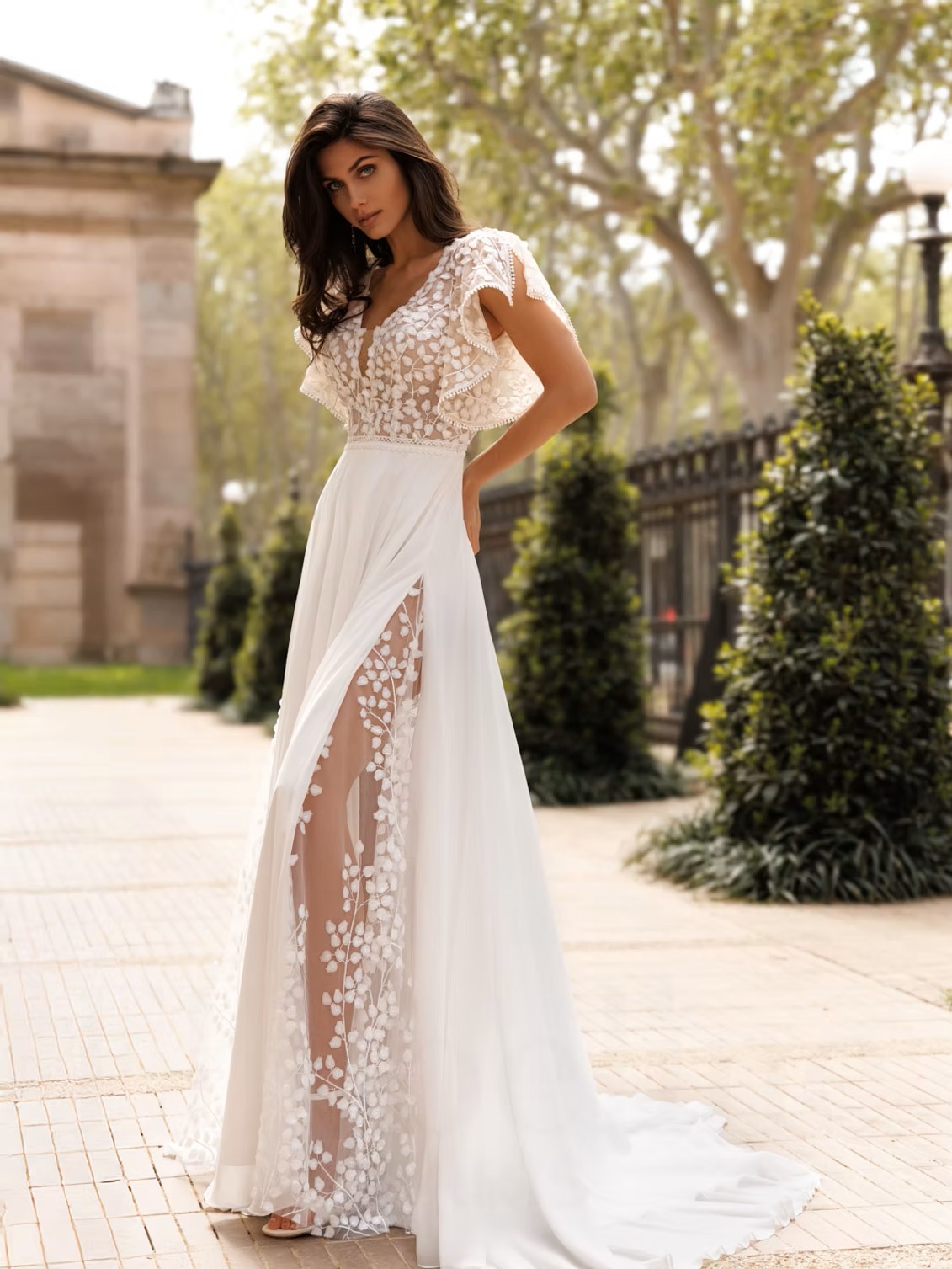 Le Jour de Notre Oui Destinée robe de mariée blanche