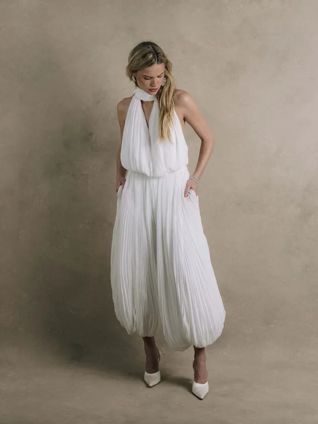 Rime Arodaky Bridal Darling combinaison plissée taille 34