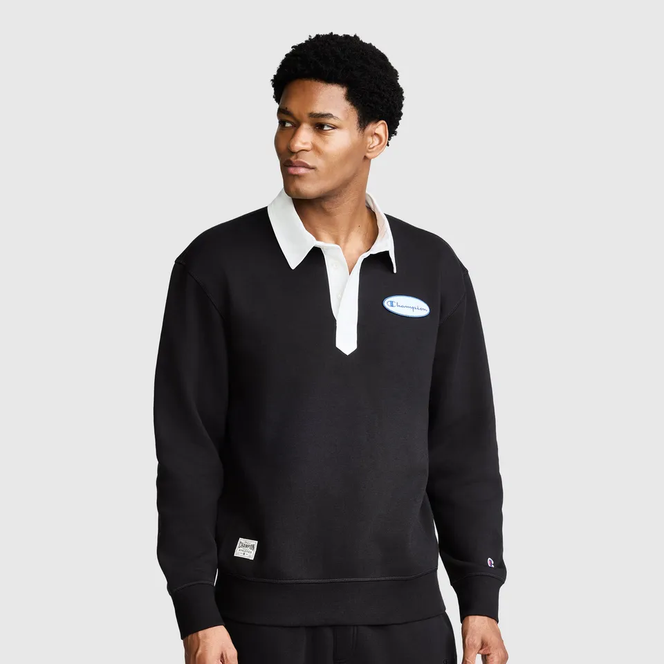 Champion Fleece Rugby sweat Black