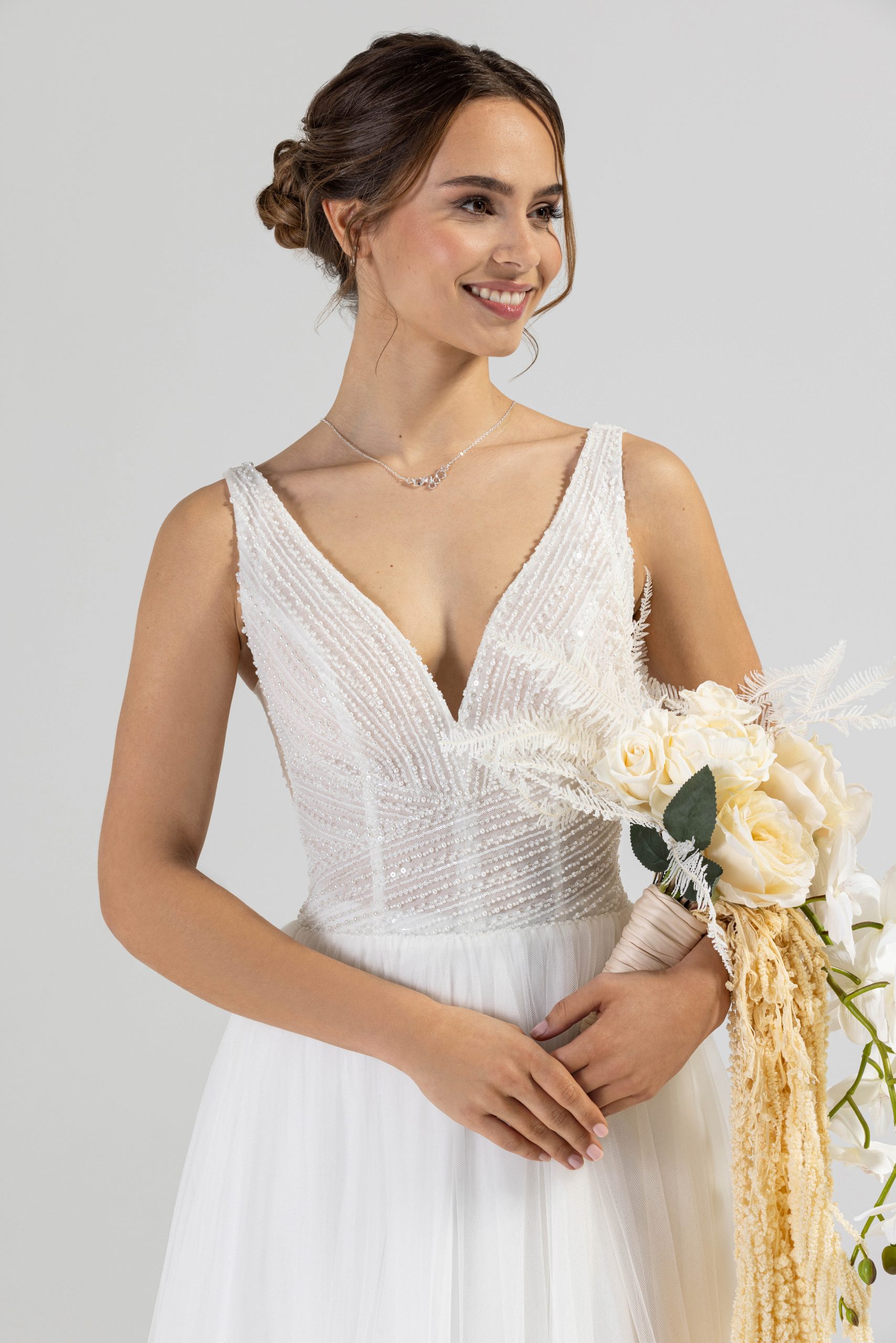 Le Jour de Notre Oui Robes de mariée LITUANIE robe de mariée satin