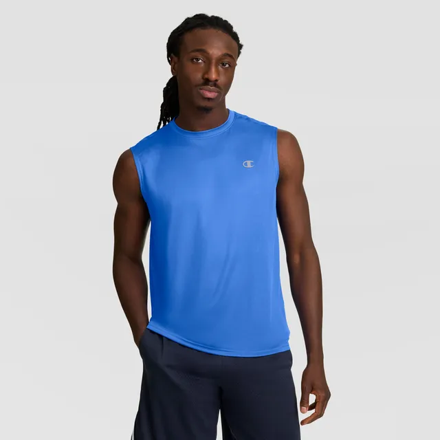 Champion Sport Muscle Tank débardeur homme bleu respirant