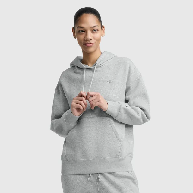 Champion Powerblend Freshman Hoodie sweat gris capuche