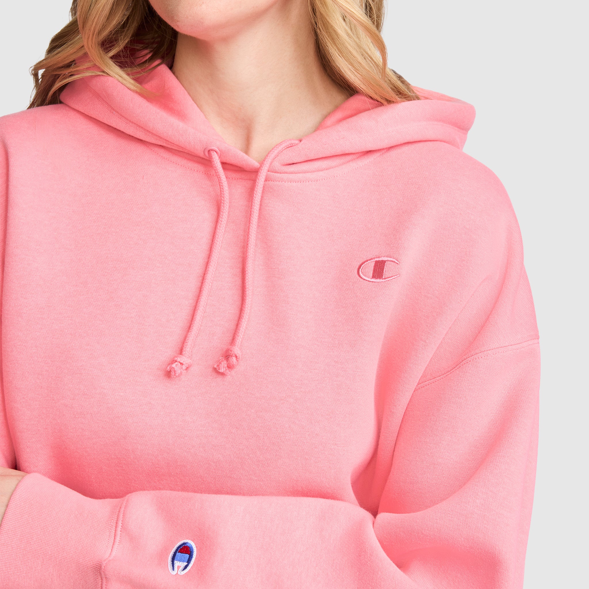 Champion Powerblend Sweat capuche femme rose Small C