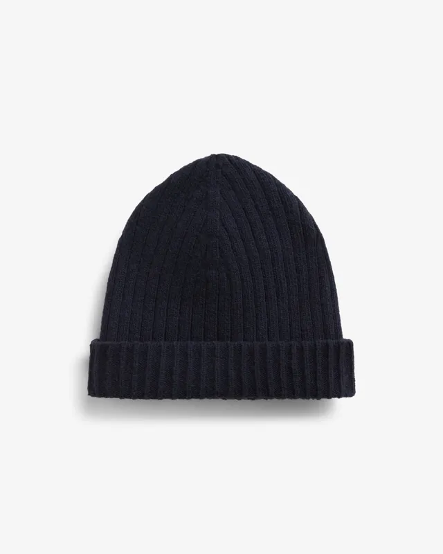 LAFAURIE EVEN bonnet navy laine taille unique chaud