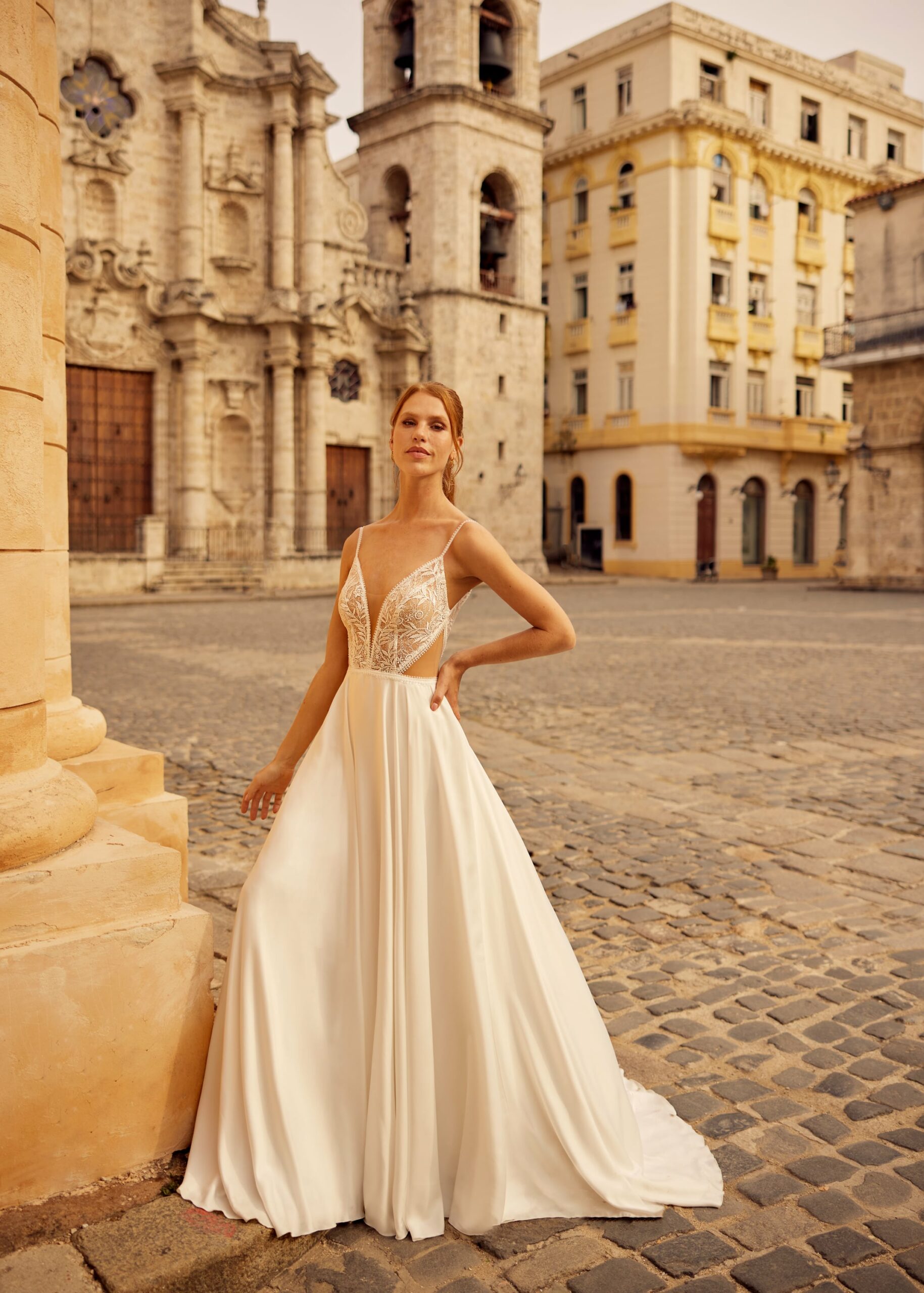 Hervé Paris Libre Lanev-D robe de mariée fluide