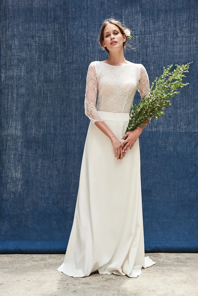 Maison Floret Sur-mesure Aaron robe mariée dentelle