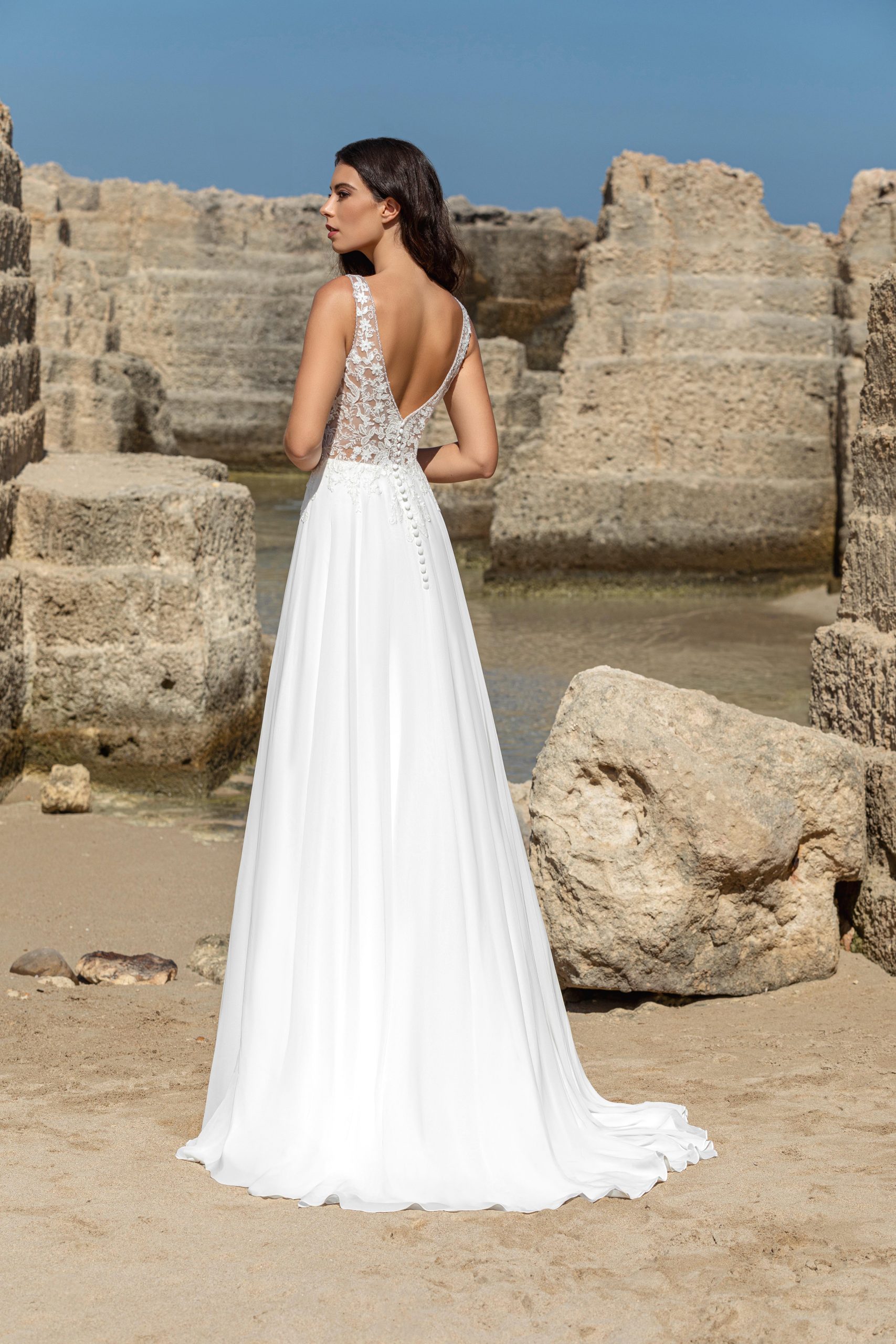 Le Jour de Notre Oui Robes de mariée ANNA robe satin sirène