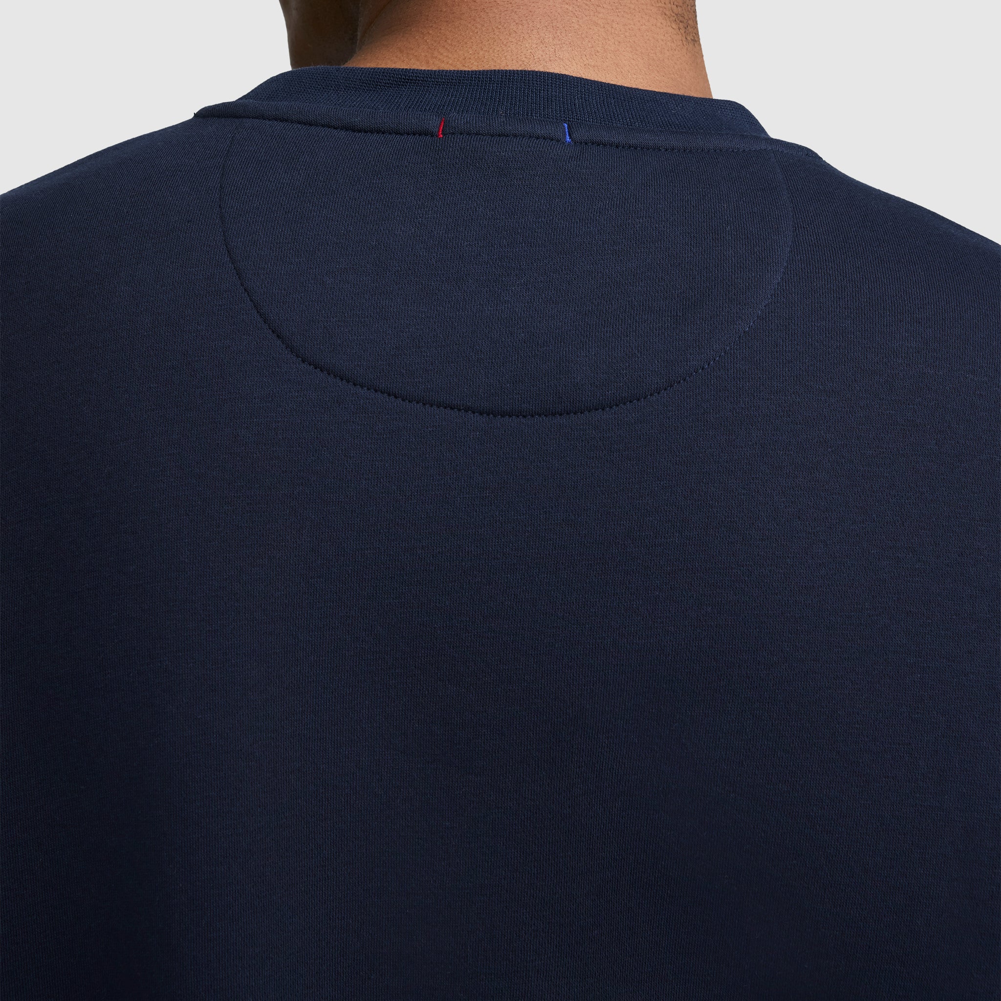 Champion Powerblend Crewneck sweat marine logo tonal