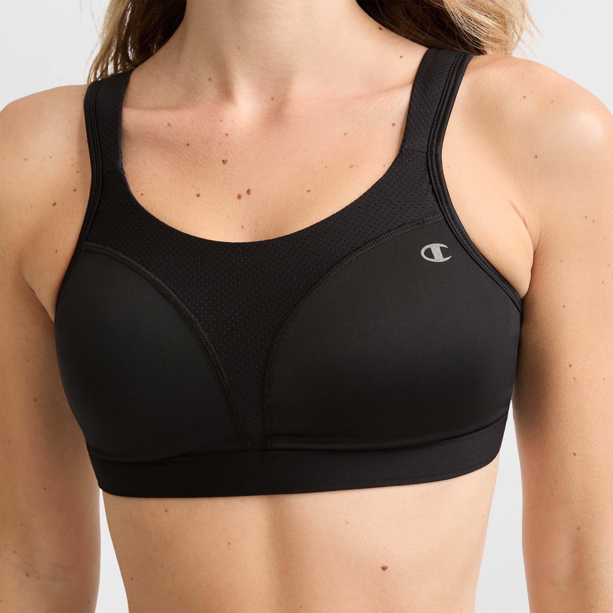 Champion Spot Comfort brassière sport Black maintien fort