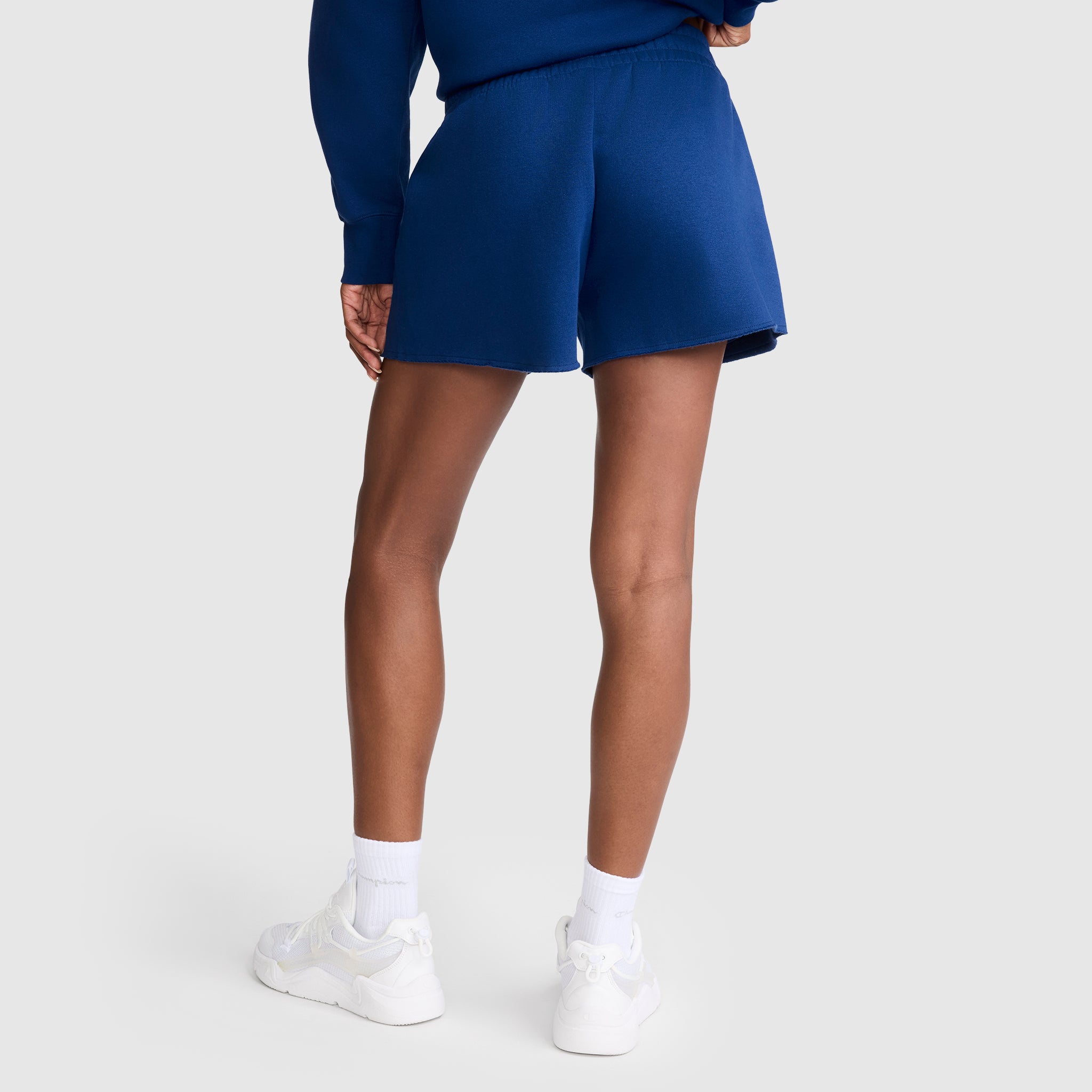 Champion Powerblend Short molleton 3" bleu XS-2XL