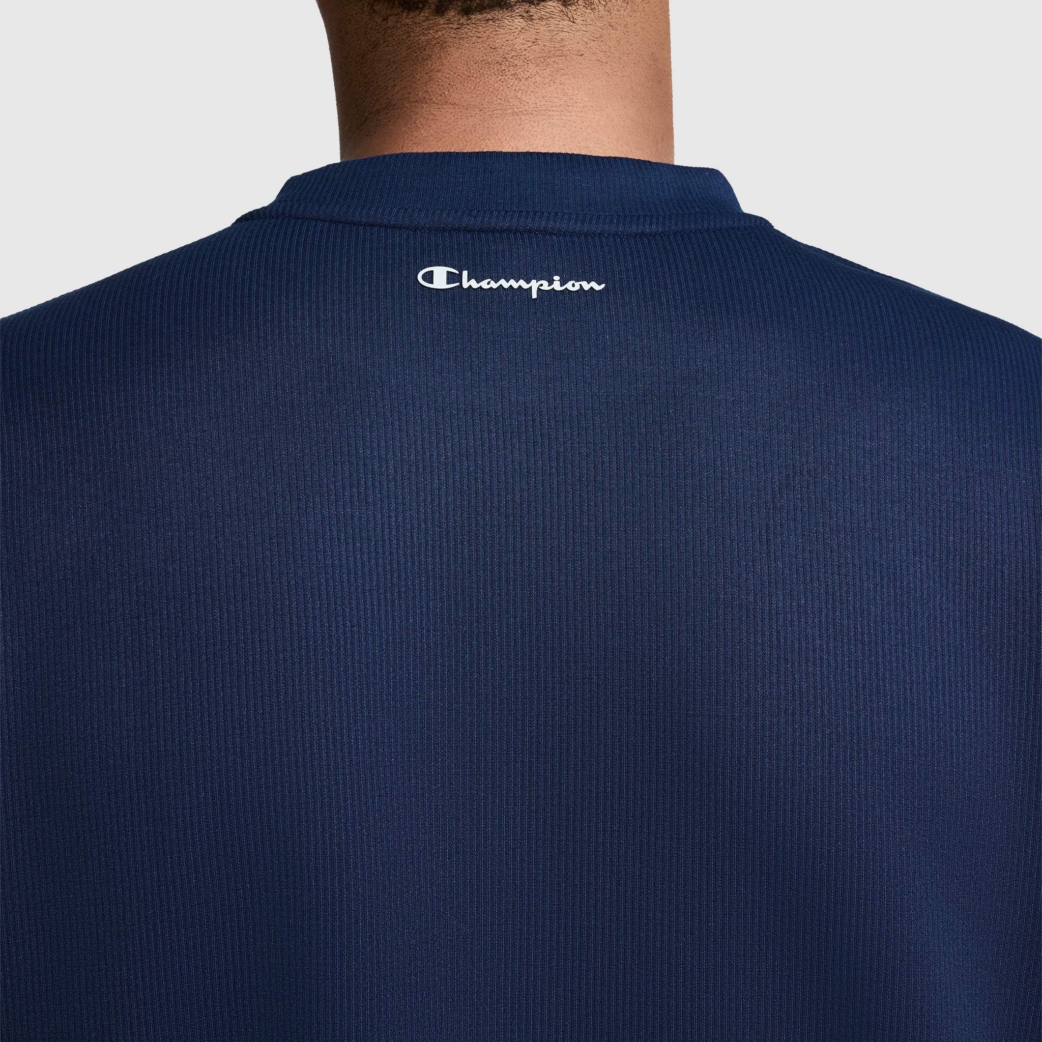 Champion Sport Crewneck C Logo sweat col rond bleu marine
