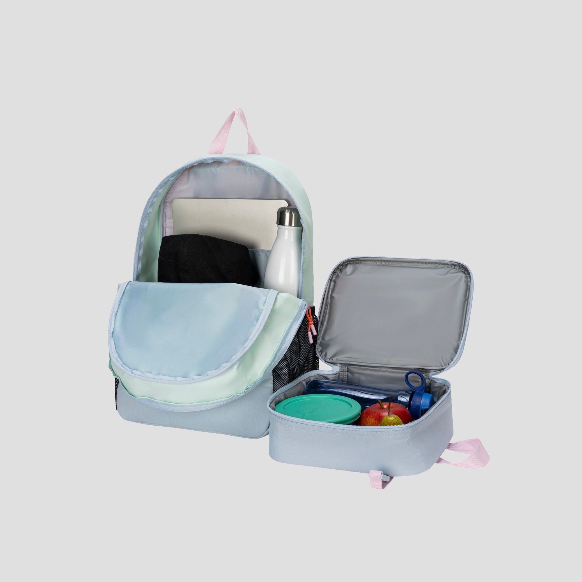 Champion Mode sac à dos enfant Blue/Aqua avec lunch box