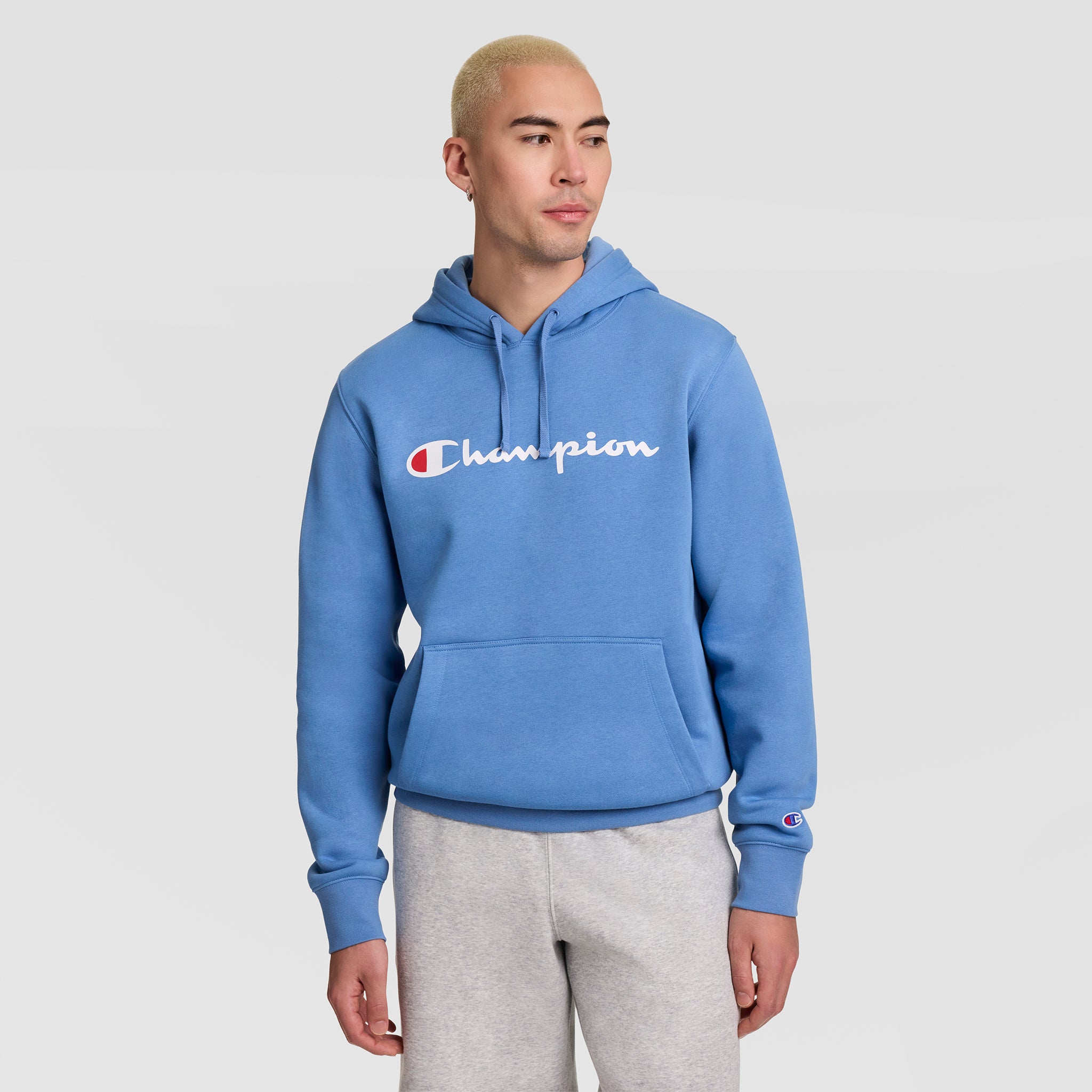Champion Powerblend Hoodie Full Script Logo sweat à capuche Riviera