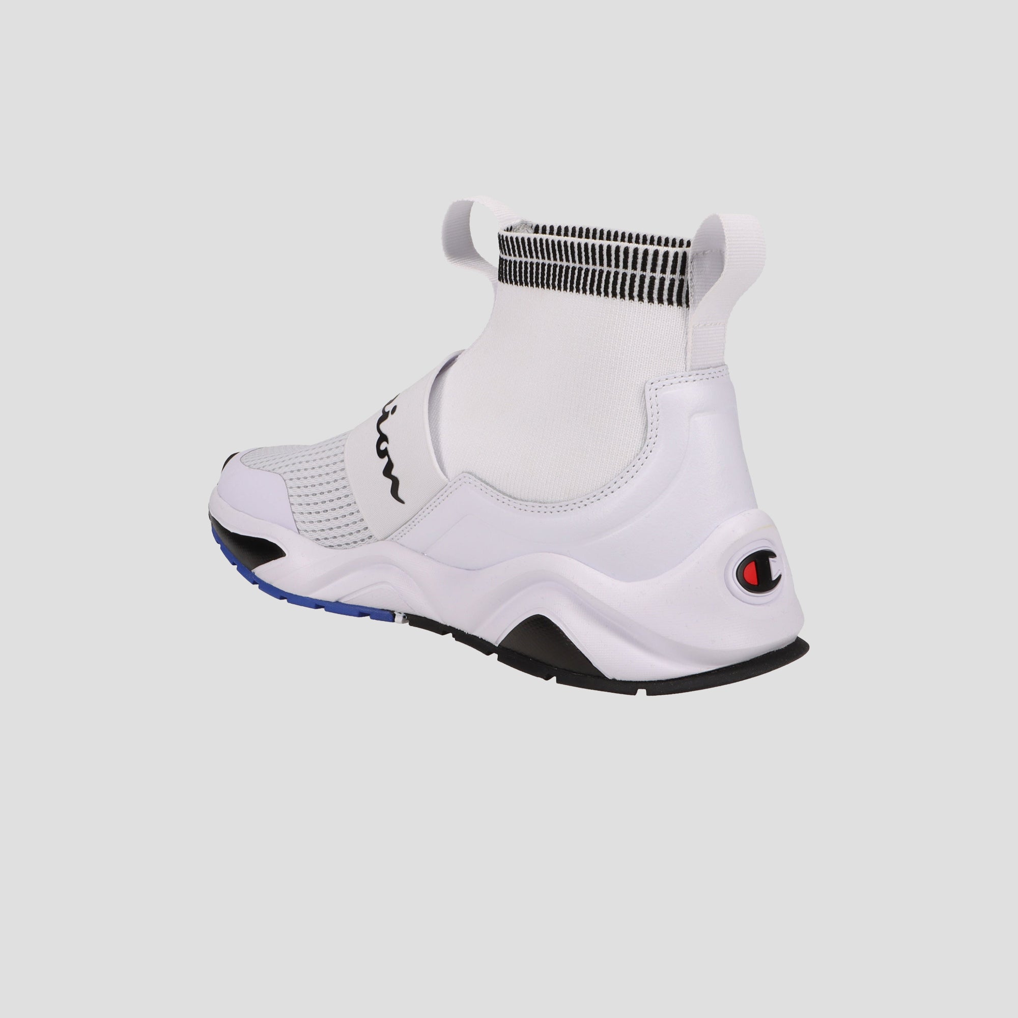 Champion Rally Pro Basket montante Homme Blanc knit EVA